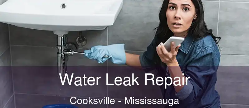 Water Leak Repair Cooksville - Mississauga